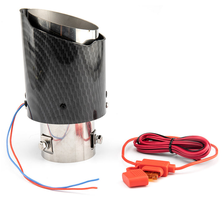 Embellecedor de Escape de Fibra de Carbono para Coche