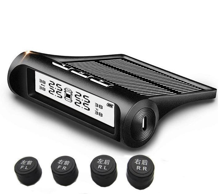 Sensor de Presión de Neumáticos Solar TPMS (Inalámbrico, 4 Sensores)