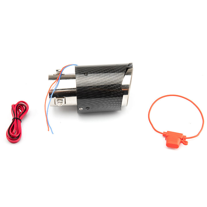 Embellecedor de Escape de Fibra de Carbono para Coche