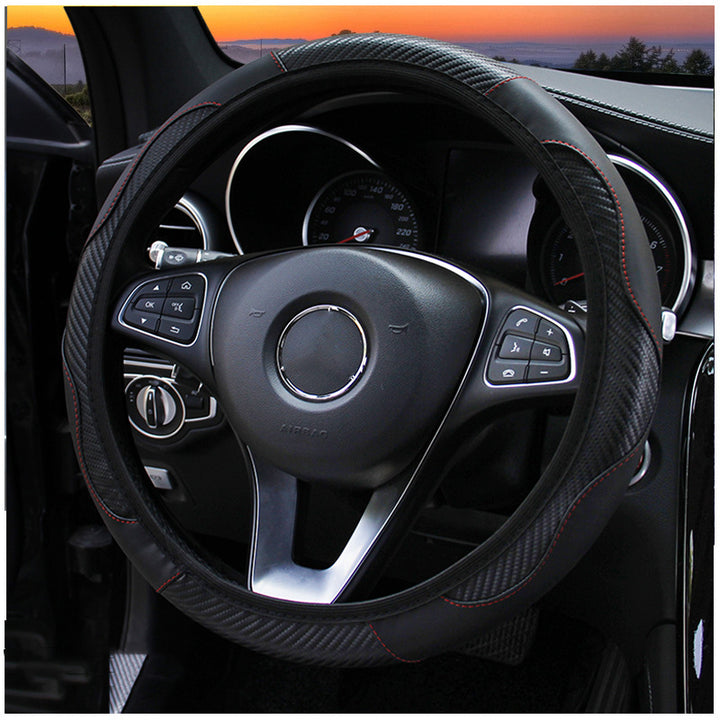 Funda de Volant Efecte Carboni — Agafada Esportiva Antilliscant (38 cm)