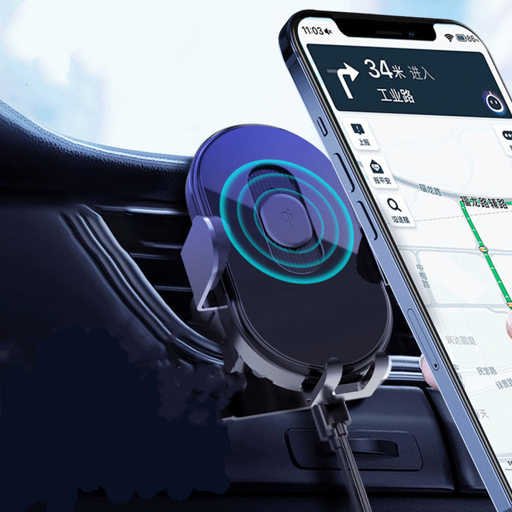 Cargador Inalámbrico de Coche con Auto-Clamp 15W