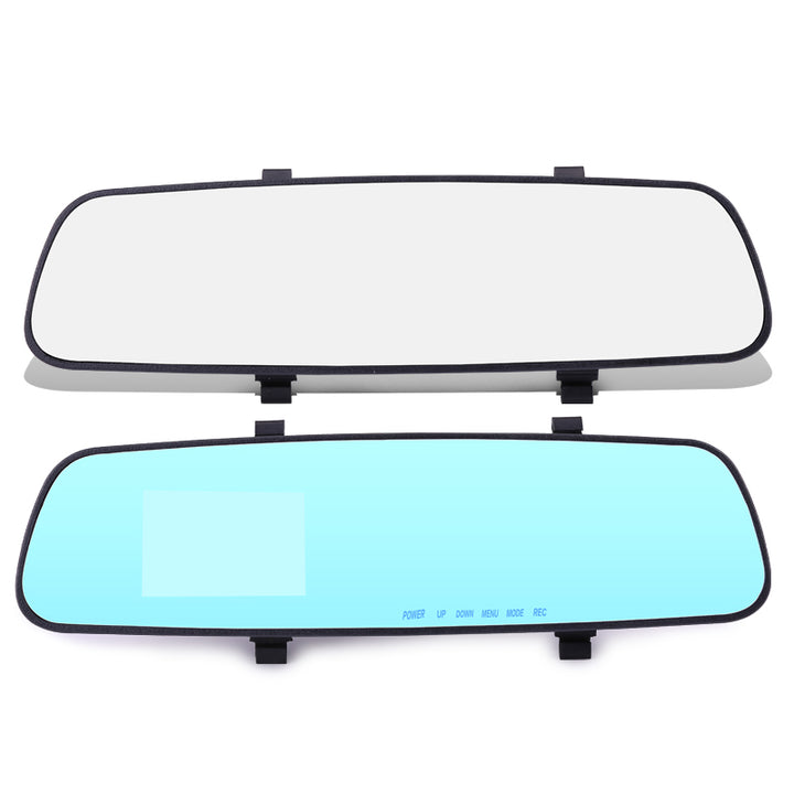 Espejo Retrovisor con Dashcam 1080P — Cámara Frontal y Trasera (Grabadora de Conducción)