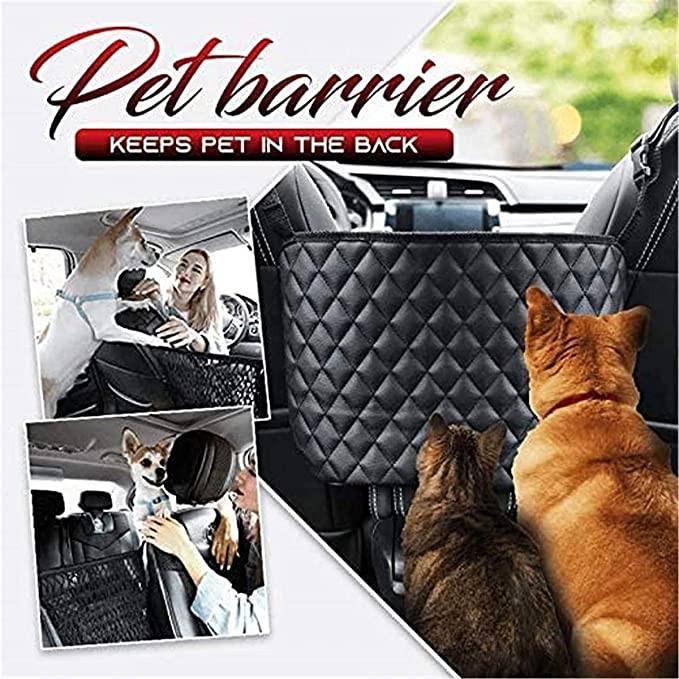 Soporte de Bolso Premium para Coche — Piel Acolchada Capitoné