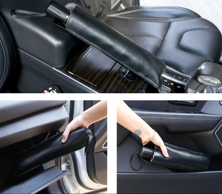 Parasol de Parabrisas Plegable tipo Paraguas para Coche — Protección UV y Anticalor