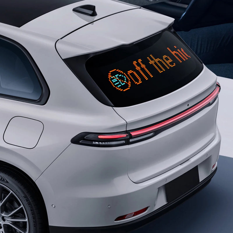 Pantalla LED Programable para Coche — Texto, Dibujos y Animaciones por App (Bluetooth)